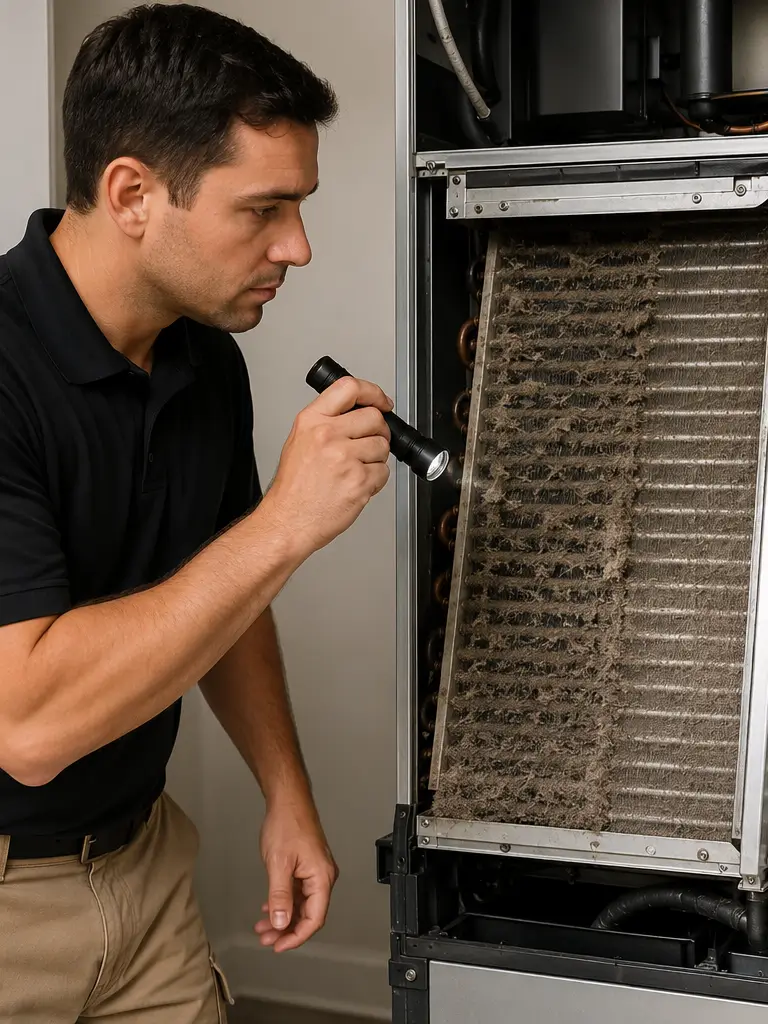 air filter before replace